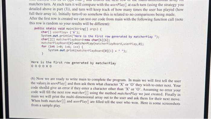 Solved please help me in java to create this game that can | Chegg.com