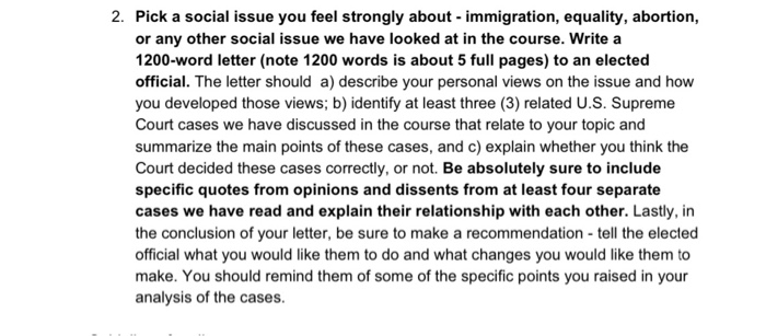 write an argumentative speech about your chosen social issue