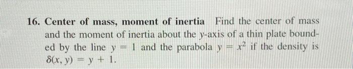 how to find moment of inertia of centre of mass