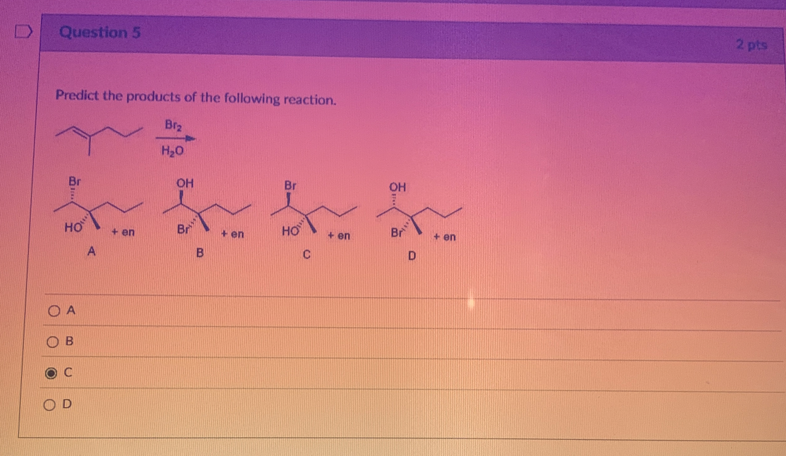 Solved by an EXPERT Question 52 ﻿ptsPredict the products of the ...