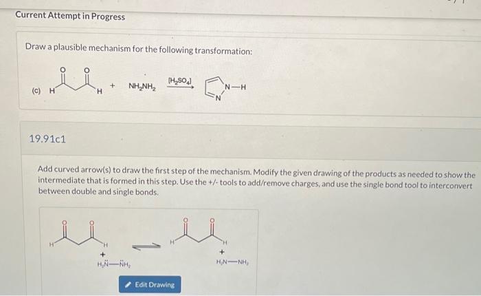 Solved Draw a plausible mechanism for the following | Chegg.com