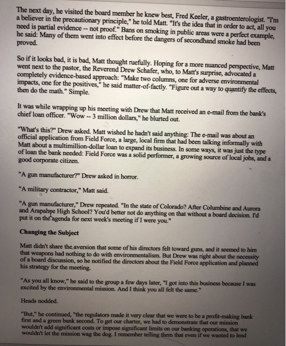 Solved please read the case study and answer the question | Chegg.com