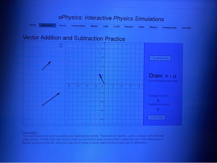 Solved Ophysics Interactive Physics Simulations Home Min Chegg Com