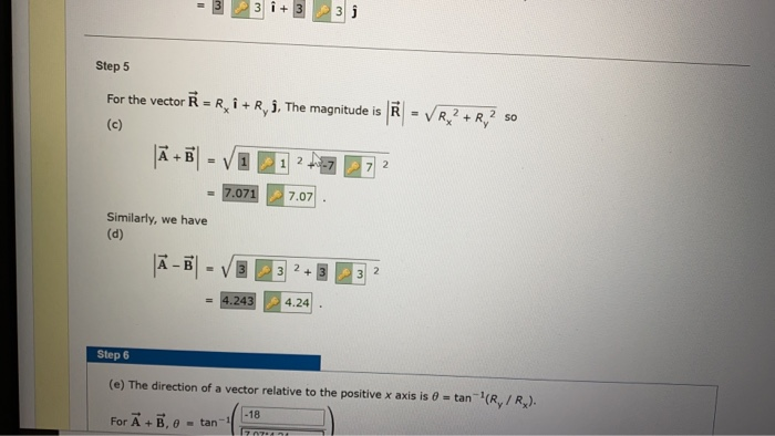 Solved Tutorial Exercise Consider the two vectors A = 21 - 2 | Chegg.com