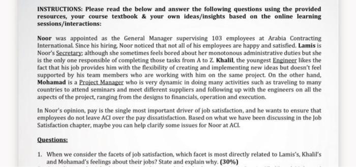 Solved INSTRUCTIONS: Please read the below and answer the | Chegg.com