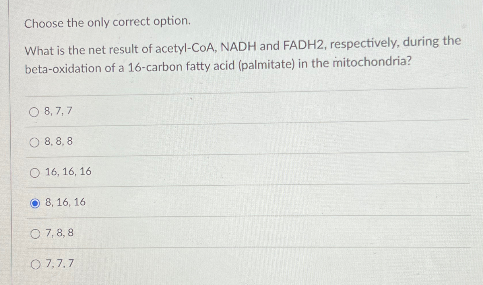 Solved A previous answer had the solution 8, 16, 16 ﻿with a | Chegg.com