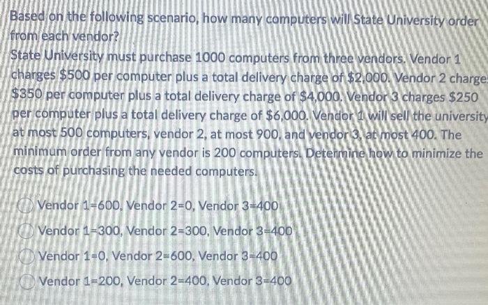 Solved Based On The Following Scenario How Many Computers Chegg