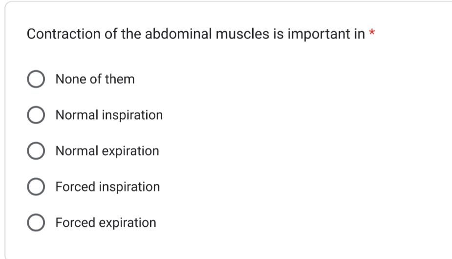 Solved Contraction of the abdominal muscles is important in