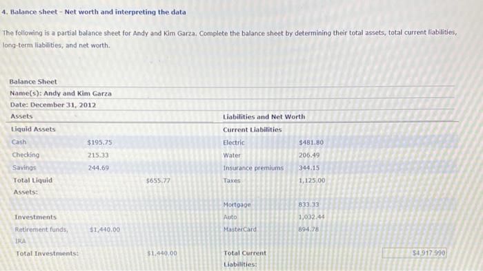 solved-4-balance-sheet-net-worth-and-interpreting-the-chegg