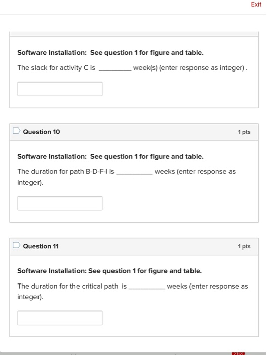 Solved Software Installation: You are the project manager of | Chegg.com