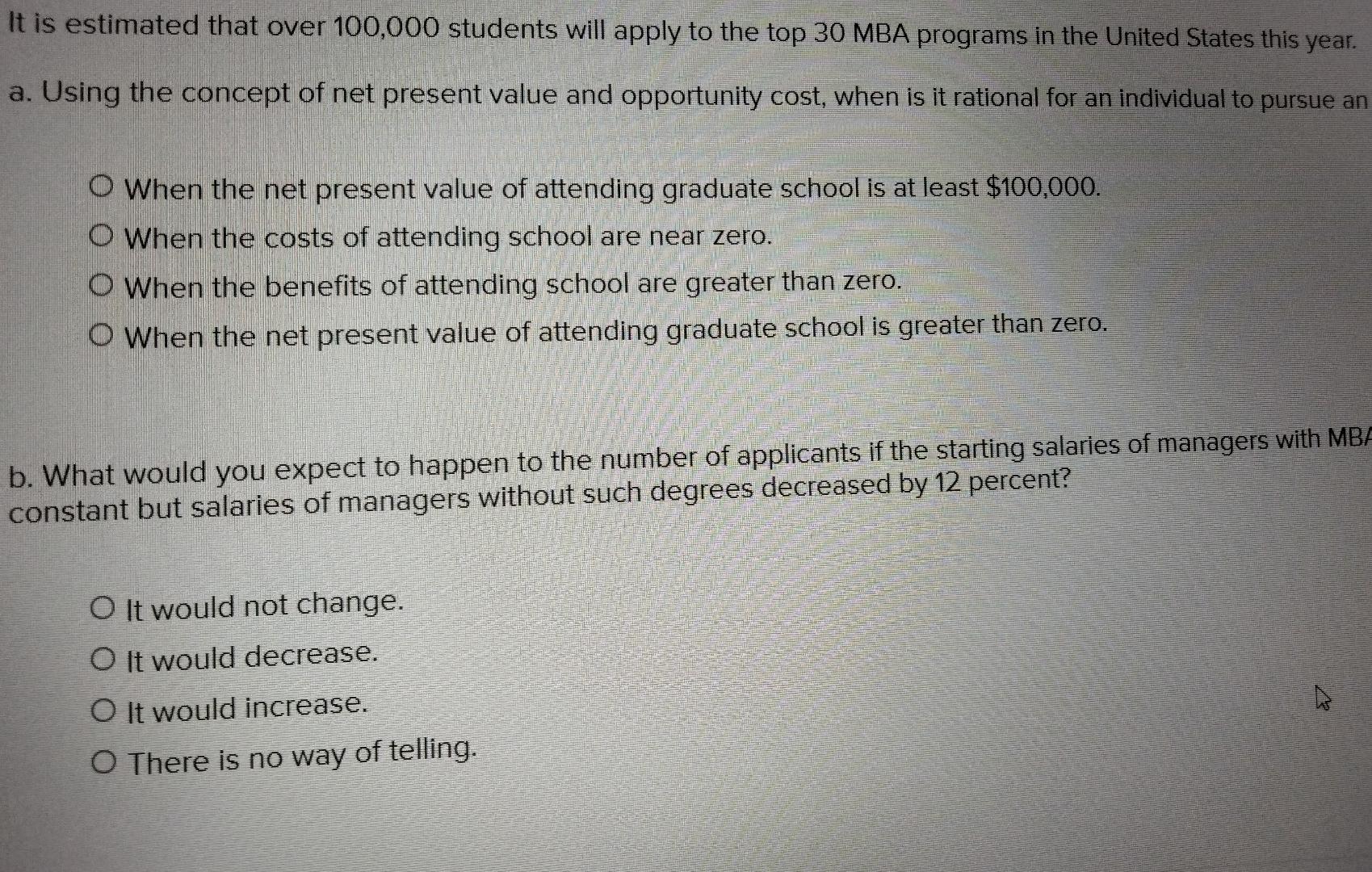 Solved It is estimated that over 100,000 ﻿students will | Chegg.com