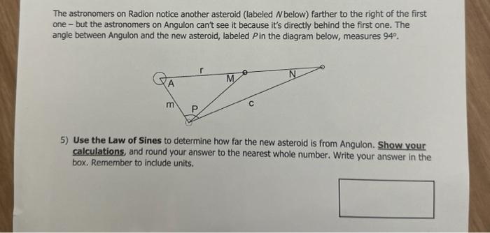 Solved Recall the idea of trigonometric parallax from | Chegg.com