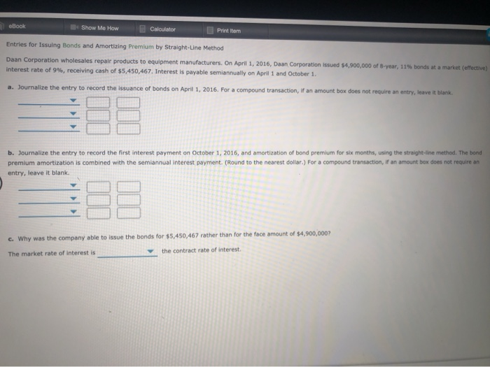 Solved eBook Show Me How Calculator Print Item Entries for | Chegg.com