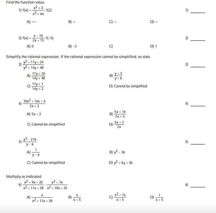 Solved Find The Function Value X 3 1 F X F 2 1 X Chegg Com