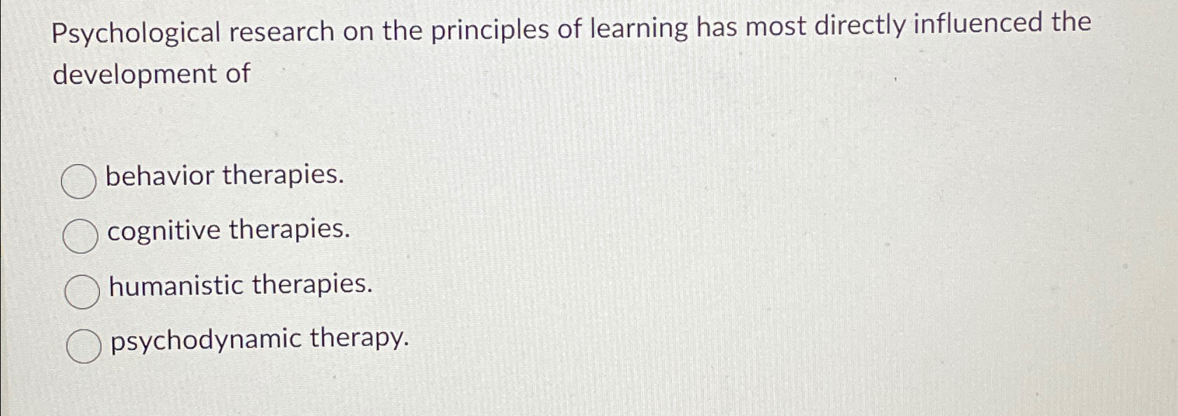 psychological research on principles