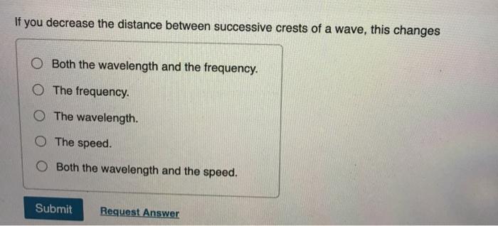 Solved If you decrease the distance between successive | Chegg.com