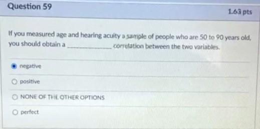 Solved Question 58 1.63 pts If two individuals from | Chegg.com