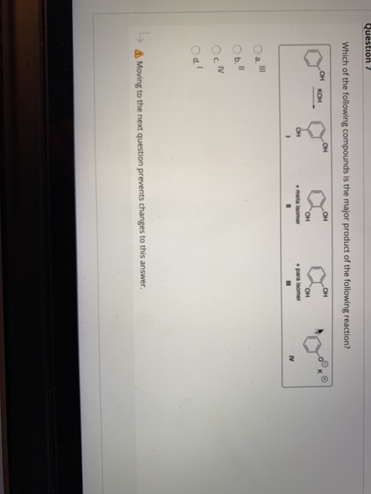 Solved Question Which of the following compounds is the | Chegg.com