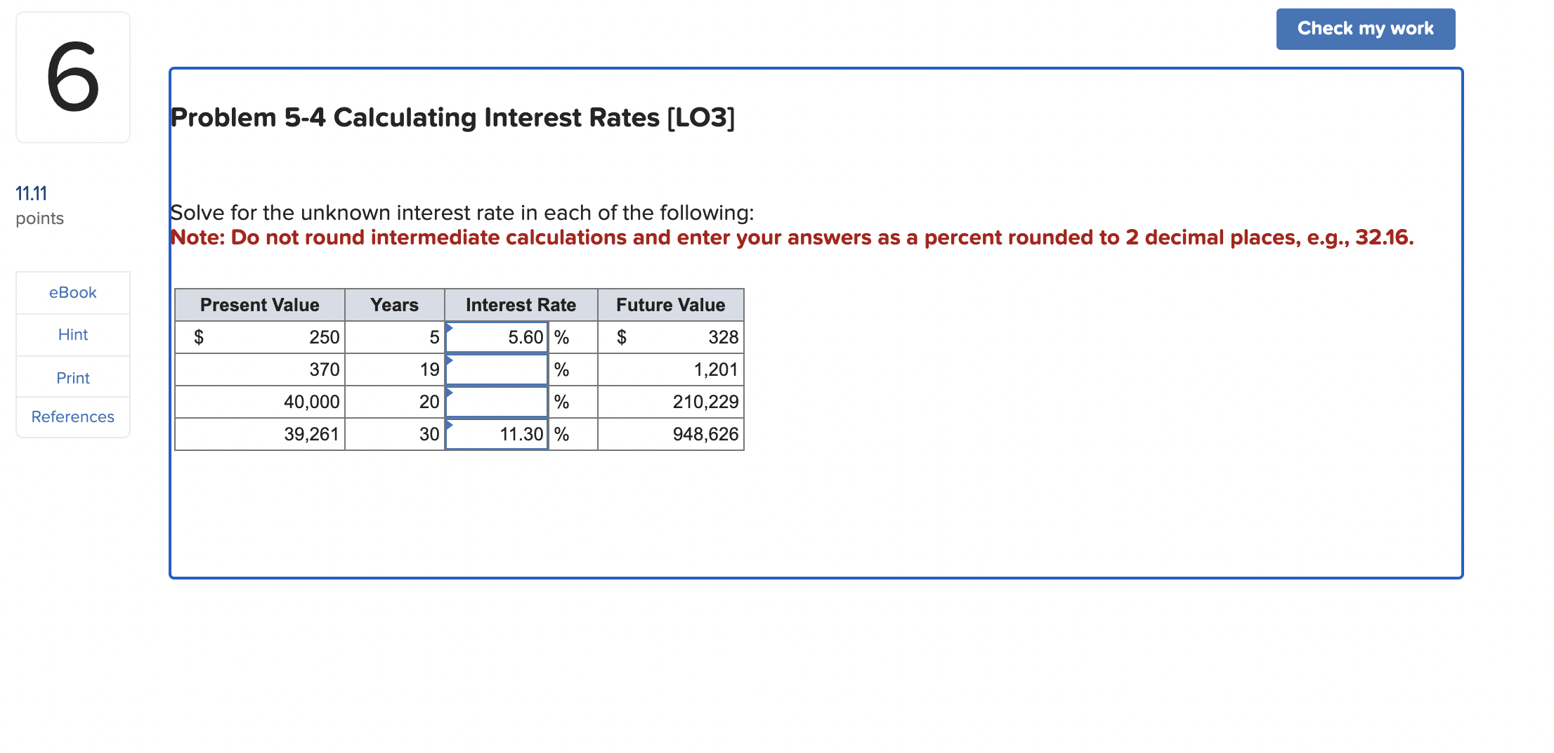 Solved Problem 5-4 ﻿Calculating Interest Rates [LO3]Solve | Chegg.com