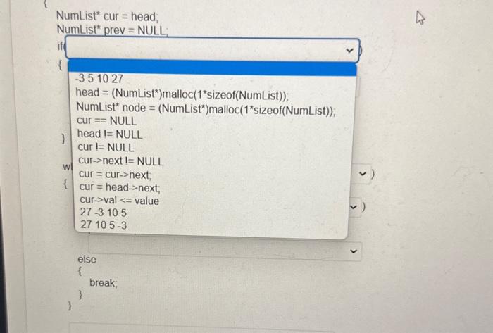 Solved Place the correct lines of code to implement | Chegg.com