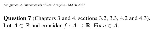 Solved Assignment 2-Fundamentals of Real Analysis - MATH | Chegg.com