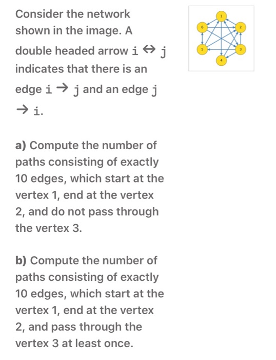 Solved Consider the network shown in the image. A double | Chegg.com