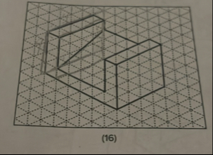 Solved Draw the front view, top view, and right-Side view on | Chegg.com