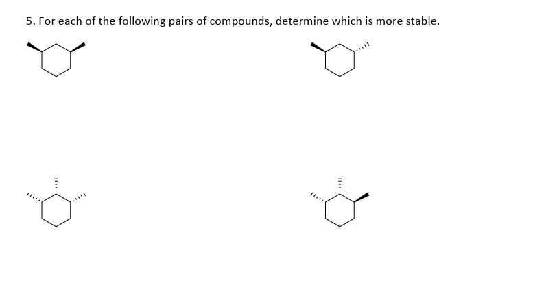 Solved For each of the following pairs of compounds, | Chegg.com