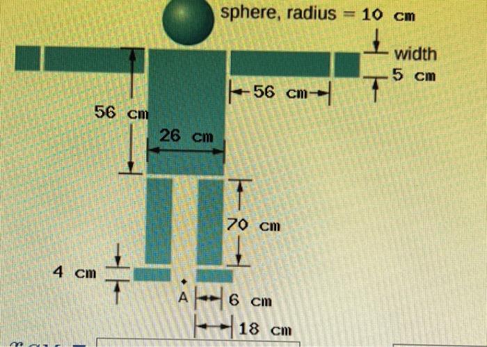 Solved Find The Center Of Mass Of The Structure About Point | Chegg.com