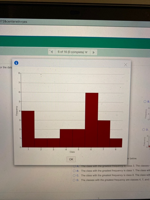 Solved Construct a frequency distribution and a frequency | Chegg.com