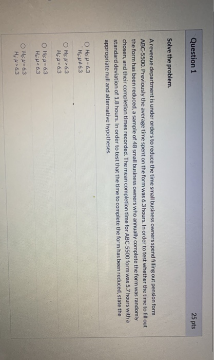 Solved Question 1 25 pts Solve the problem A revenue | Chegg.com