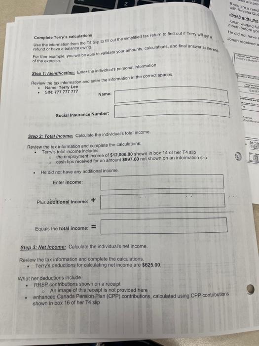 Learn about your taxes. This exercise Calculate a