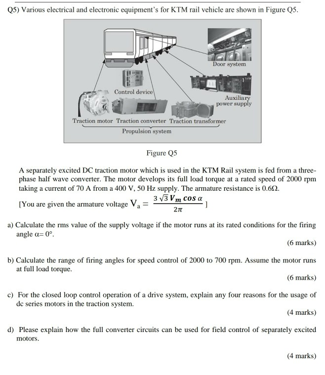 Solved 5 Various Electrical And Electronic Equipment S Chegg Com