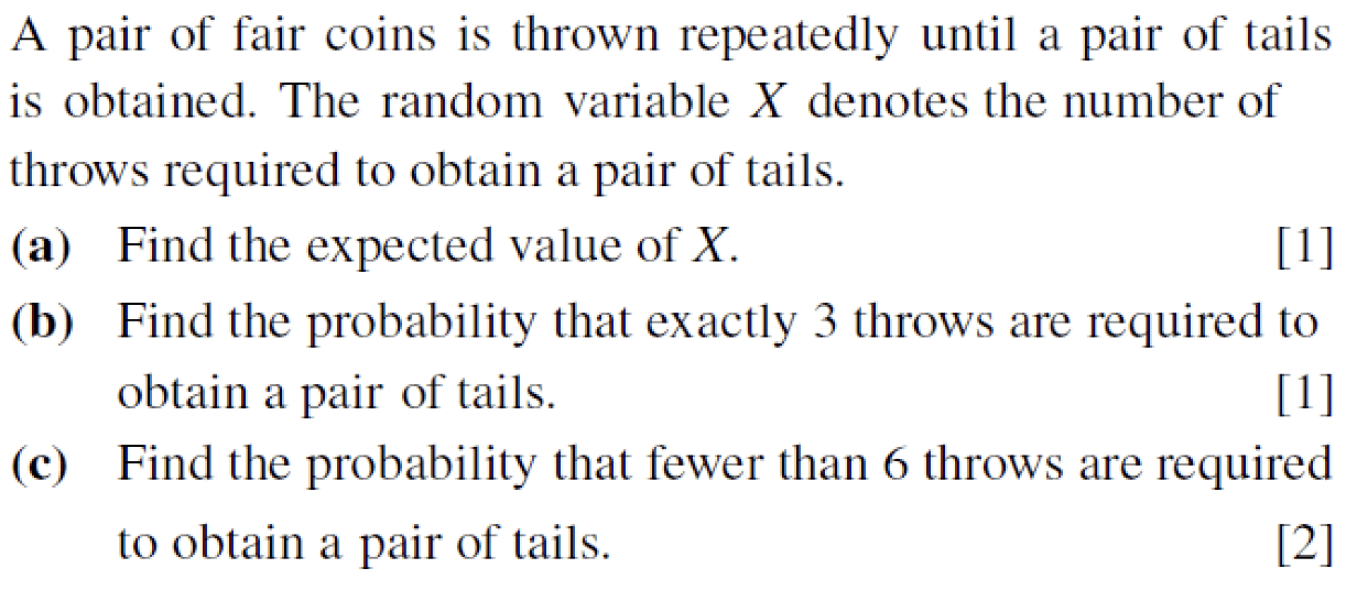 Solved A pair of fair coins is thrown repeatedly until a | Chegg.com