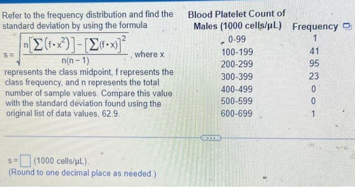 Solved Round To One Decimal Place As Needed Chegg Com   Image