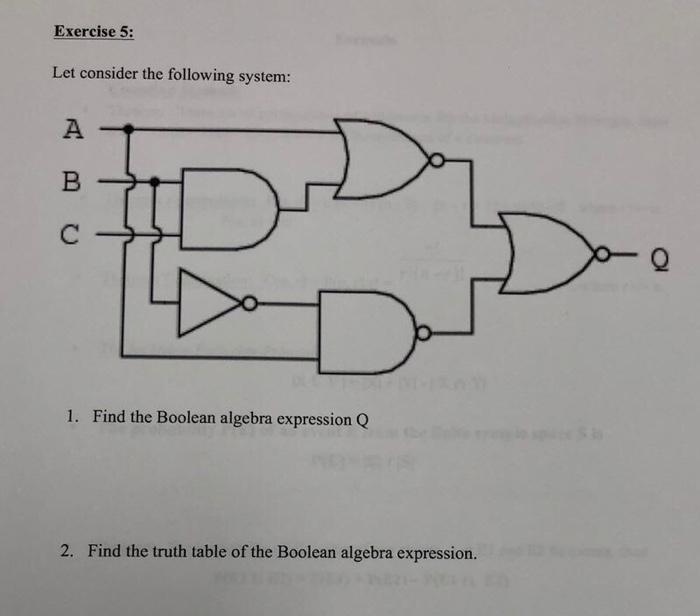 Solved Exercise 5: Let consider the following system: 1. | Chegg.com