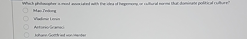 Solved Which philosopher is most associated with the idea of | Chegg.com