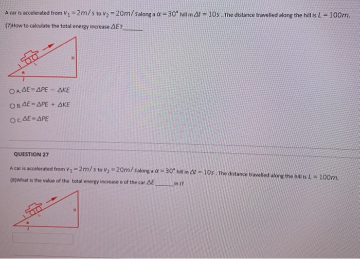 Solved A Car Is Accelerated From V1 2m s To V2 Chegg solved-a-car-is-accelerated-from-v1-2m-s-to-v2-chegg