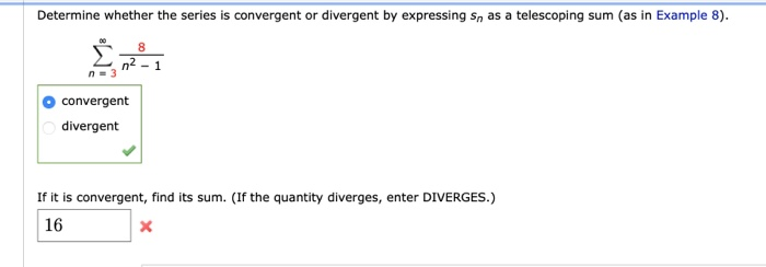 Solved Determine whether the series is convergent or | Chegg.com