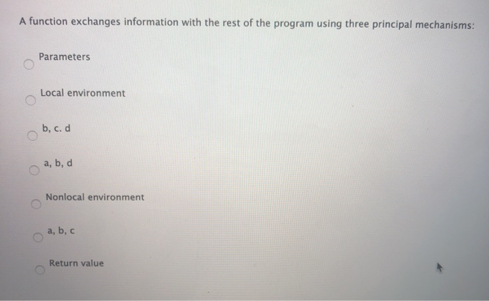 Solved The following code is int y = 1; void foo (int x) { X | Chegg.com