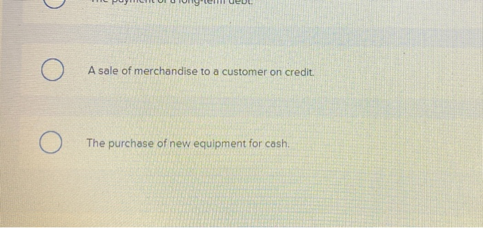 Which One Of The Following Is A Source Of Cash Solved Which one of the following is a source of cash? | Chegg.com
