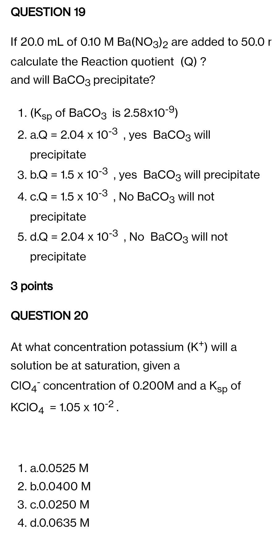 M BaCO3: Tìm hiểu khối lượng mol của Barium Carbonate