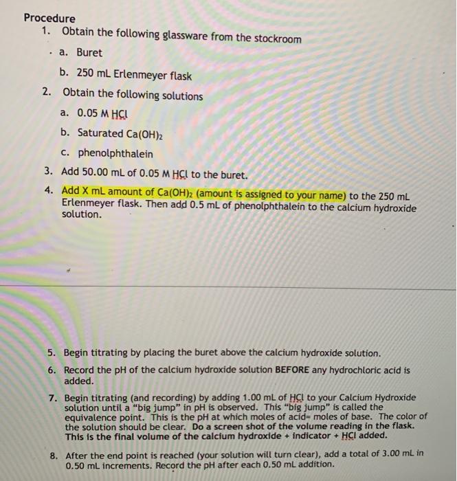 Solved DATA COLLECTION (60 pts) Titration Data Table 1 | Chegg.com