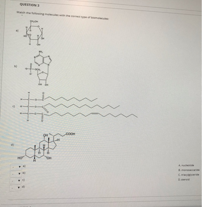 Solved Question 1 Reacts With Choose Two Molecules That