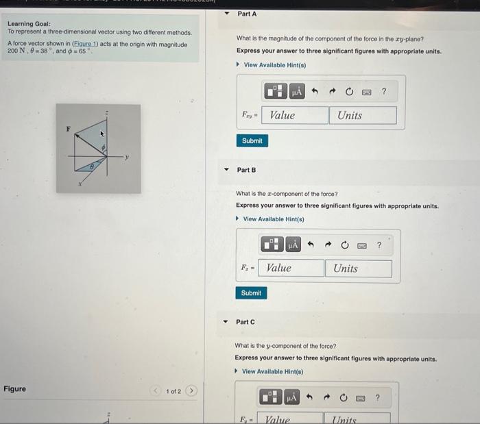 Solved Learning Goal To Represent A Three Dimensional