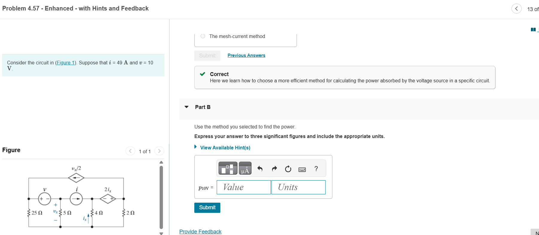 Solved Consider the circuit in (Figure 1). ﻿Suppose that \( | Chegg.com