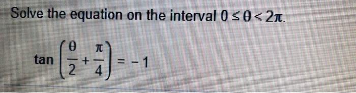 Solved Solve the equation on the interval 0 50