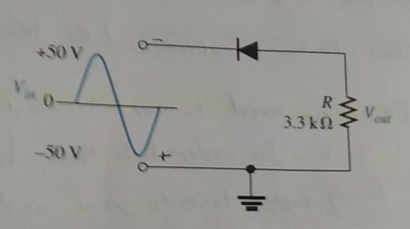 Solved draw the output voltage waveform for each circuit in | Chegg.com