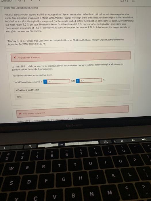 Solved 0115 US HE Smoke Free Legislation and Asthma Hospital