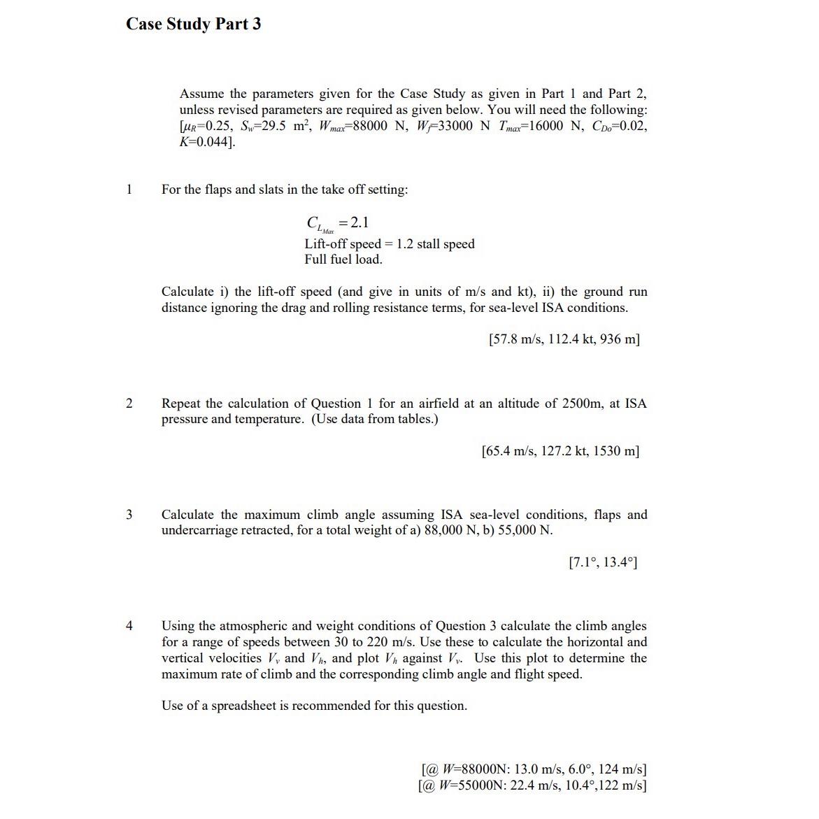 Case Study Part 3Assume the parameters given for the | Chegg.com